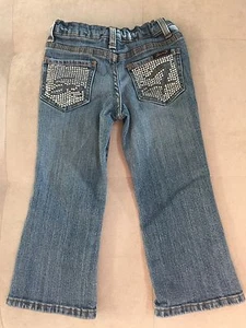 Seven 7 Blue Jeans Size 4 With Sparkle Pockets Super Cutie! - Picture 1 of 8