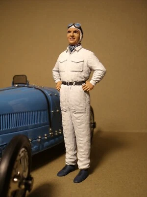 CMC  1/18  FIGURE  LOUIS  CHIRON  VROOM  NOT  PAINTED  FOR  MINICHAMPS  CMC 1/18 - Image 1 of 4