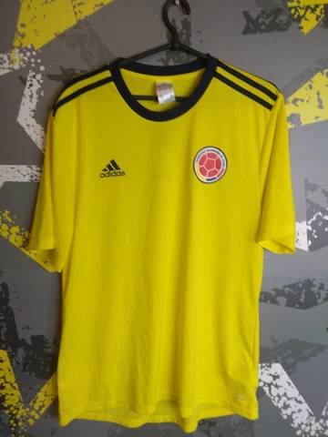 Colombia Team Jersey Cheap Version Football Shirt Adidas Mens size L ig93 Cover