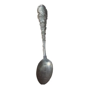 Souvenir Löffel Indianer in Kopfschmuck am Senatshaus Sterlingsilber - Bild 1 von 4