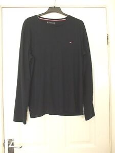 Tommy Hilfiger Mens Long Sleeve Top Size XXL 46 Chest  Navy Blue