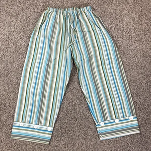 Harve Benard Pants Womens Small Multicolor Stripe High Waist Wide Leg Pocket - Picture 1 of 13