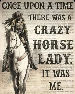 Funny horse lady refrigerator magnet 3 1/2"x 4 1/2" - Picture 1 of 1