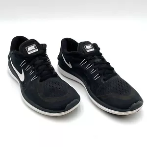 Nike Womens Flex 2017 Run 898476-001 Running Shoes Sneakers Size 8.5 Black White - Picture 1 of 16