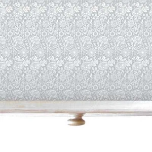SOFT GREY William Morris Wipe Clean & Unscented Drawer Liners - Picture 1 of 8