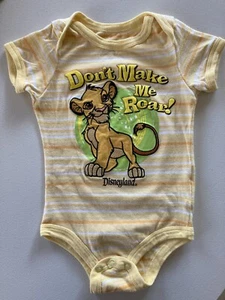 ⭐️ Disney Parks Baby Lion King Simba Romper Bodysuit Size 6 Months - Picture 1 of 4