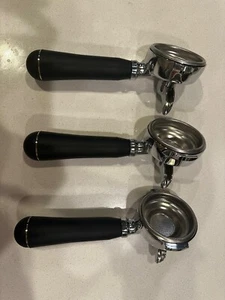 Lot Of 3 Single portafilters For Espresso- No Brand - Picture 1 of 10