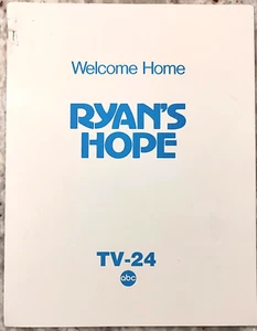 Ryans Hope Soap Opera ABC Studio 24 Facility Layout Booklet 1980s Vintage NYC - Bild 1 von 5