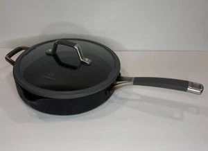Calphalon 5003 3QT 10" Saute Saucepan Double Handle With Matching Glass Lid - Picture 1 of 14