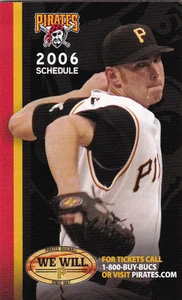 2006 PITTSBURGH PIRATES BASEBALL POCKET SCHEDULE - ISALY'S - Picture 1 of 1