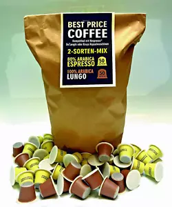 *NEU* 2-Sorten-Mix Kaffee -100 Kapseln- Nespresso* kompatibel - - Bild 1 von 2