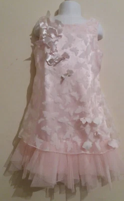 Nuevo Vestido Biscotti & Kate Mack Colección Mariposa Vals Rosa Satén Talla 6  Foto 1 de 4