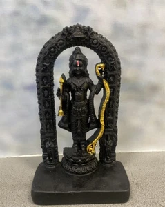 6" Ram Lalla Idol Jai Shri Ram Murti Estatua Ram Mandir Templo Ayodhya VENDEDOR DEL REINO UNIDO - Imagen 1 de 2