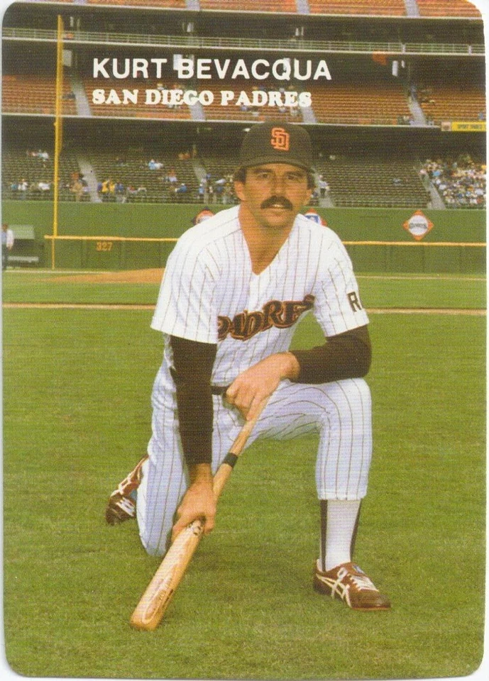Kurt Bevacqua 1985 San Diego Padres Mother's Cookies Baseball #14 - Image 1 of 1