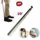 20&quot; Extra Long Metal Shoe Boot Horn Heavy Duty Stainless Steel Shoehorn Shoes