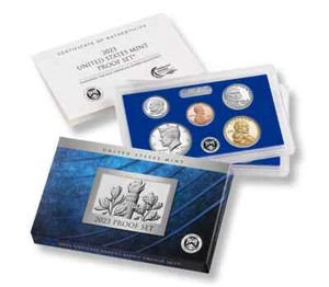 2023 Proof Set (23RG)  Deep Cameo 10 Coin Set Ships Safe in a Box Comes Complete - Picture 1 of 3
