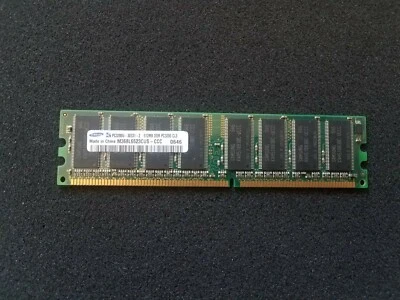 Samsung 512MB, DDR ,184 PIN , PC-3200 ( Model: M368L6523CUS-CCC) - Image 1 of 3