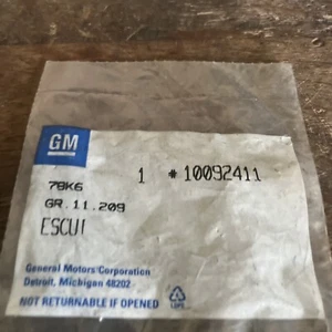NOS GM OEM ESCUTCHEON, Rear Window Reveal Molding 10092411 - Picture 1 of 4