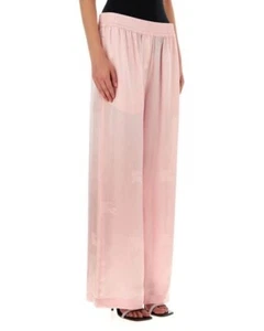 Burberry Women's Pastel Pink Satin Pyjama Pant size Size 8 IT40 - Picture 1 of 22