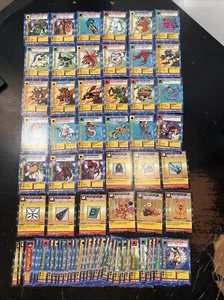Digimon Bo Series 1+2 Near Complete Set(s) Card Game Lot(7) - 71/108 Cards 1999 - Picture 1 of 10