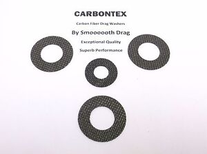 SHIMANO REEL PART Tekota 800 - (4) Smooth Drag Carbontex Drag Washers #SDS2