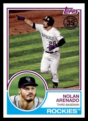 2018 Topps 1983 Topps 35th Anniversary #83-58 Nolan Arenado Rockies - Image 1 of 2