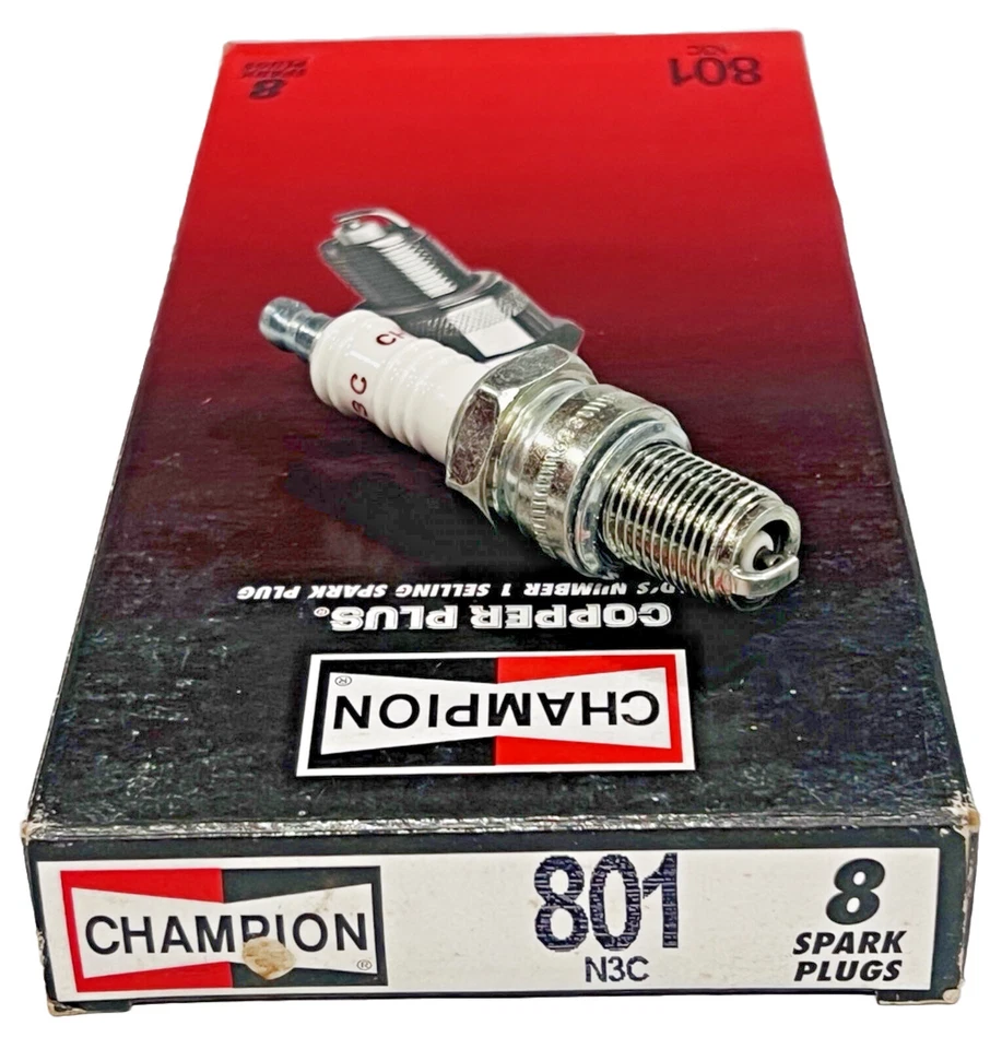 Vela de ignição Champion (801) N3C - Conjunto de 8 - Imagem 1 de 2