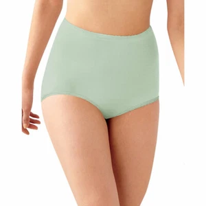 BALI Skimp Skamp Soft Celadon Pastel Green Full-Cut Brief Size 7/Large - Picture 1 of 4