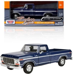 Camión pickup Ford F-150 1979 modelo diecast 1:24 coche de juguete con caja Motormax 79346 - Imagen 1 de 26