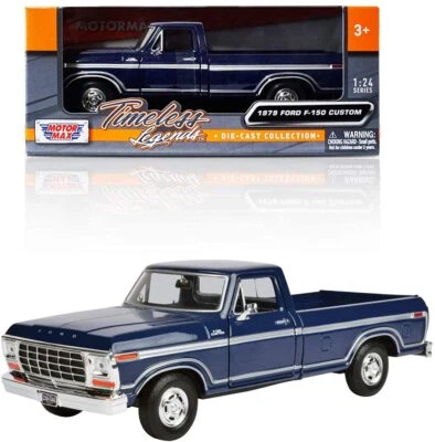 1979 FORD F-150 PICKUP TRUCK 1:24 DIECAST MODEL TOY CAR WITH BOX MOTORMAX 79346 - Image 1 of 4