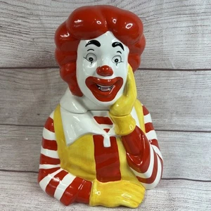 Vintage Ronald McDonald Collection Cookie Jar By Treasure Craft 1997 EUC - Picture 1 of 9