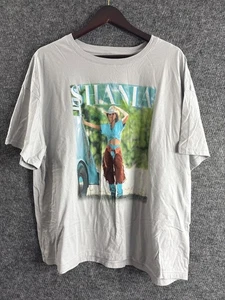 Shania Twain Graphic T-Shirt XXL Light Gray 100% Cotton - Picture 1 of 8
