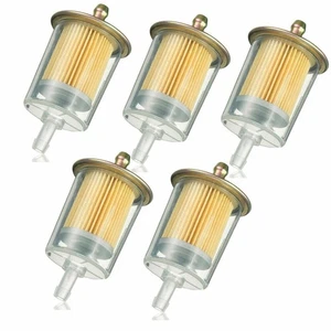 10 Packs 3/8" Fuel Filters Industrial Universal Motorcycle Inline Gas Fuel Li - Picture 1 of 8