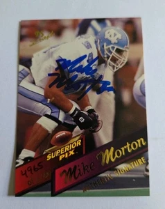 1995 Superior Pix Rookie Autographs Mike Morton No. 42 Number 4965 of 6500 - Picture 1 of 2