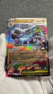 pokémon mega charizard x ex 013/094 phantasmal flames NM - Image 1 of 3