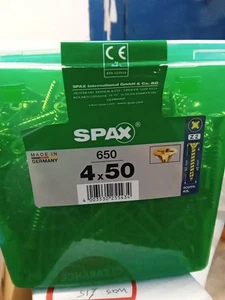Spax S Self Countersinking Pozi Wood Screws Handy Tub 4mm 50mm Pack of 650. - Picture 1 of 1