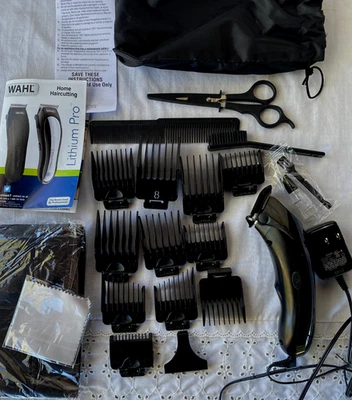 Wahl Lithium Ion Pro Rechargeable Cordless Hair Clippers Haircutting Kit - Image 1 of 4