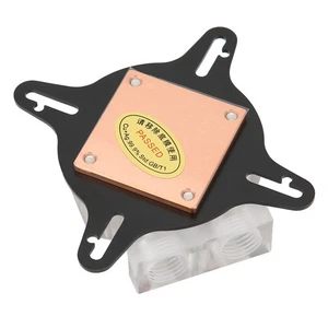 Water Cooling Base Full Range Universal Transparent Graphics Card Copper Wat NEW - Zdjęcie 1 z 12
