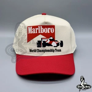Gorra Marlboro Campeonato Mundial Carreras Equipo Gorra Tabaco Indy Car - Imagen 1 de 10