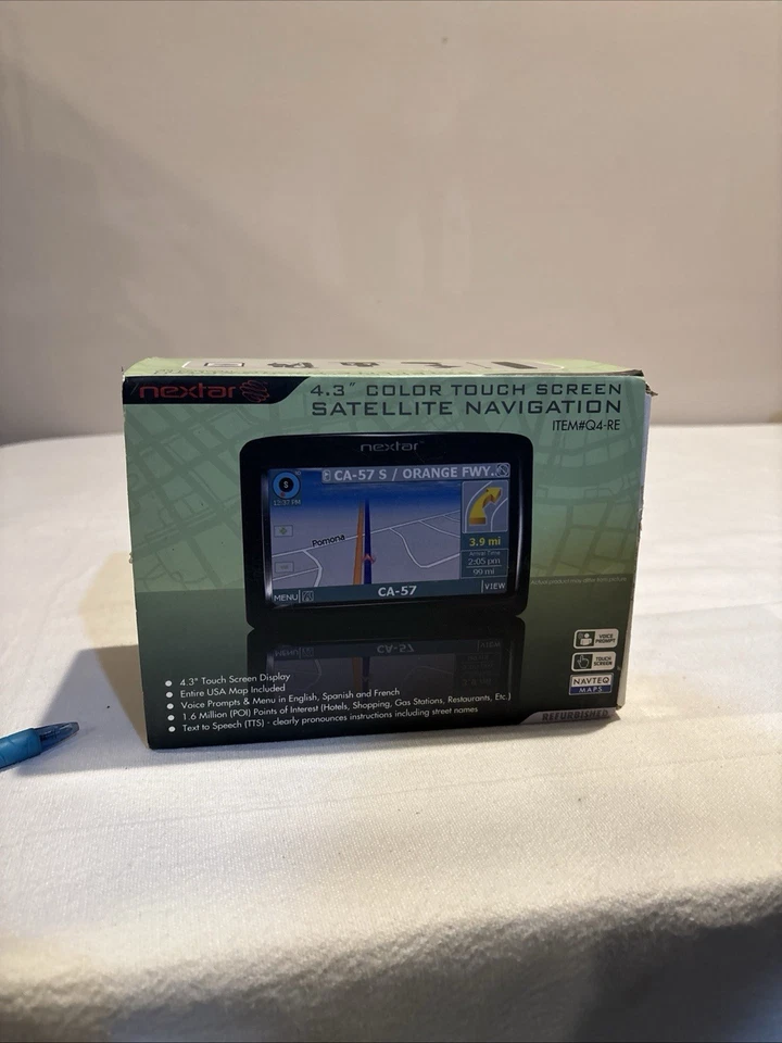 Nextar Satellite Navigation Q4-RE, 4.3” Color Touch Screen, Text To Speech, MAPS - Image 1 of 4
