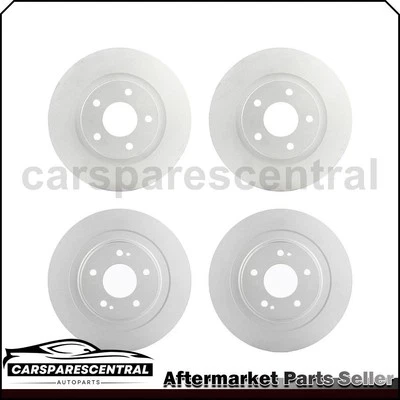 Front Rear Brake Rotors Fits 2013 2014 2015 Mitsubishi ASX - Image 1 of 4