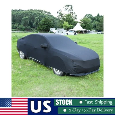 Indoor Full Car Cover For 2000-2022 PORSCHE 911 TURBO S Black Soft Dust-proof Foto 1 de 4