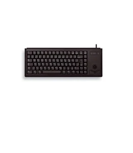 CHERRY Compact Keyboard with Trackball PS2 Black G84-4400 British Layout - QWERT - Picture 1 of 2