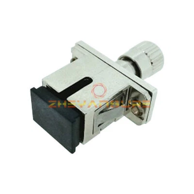 1PCS Optical Fiber Connector SMA Female-SC Female Hybrid Adapter Flange Coupling - Image 1 of 4