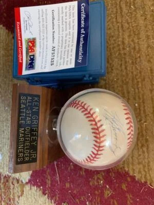 Ken Griffey Jr. Signed Autograph Auto Ball Baseball PSA/DNA Rawlings MLB COA - Image 1 of 3