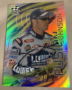 2003 Press Pass Autographed Jimmie Johnson Card 