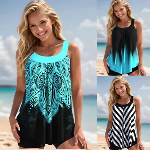 Neu Damen Tankini Badekleid Badeanzug Beachwear Push Up Bademode Übergröße - Bild 1 von 19