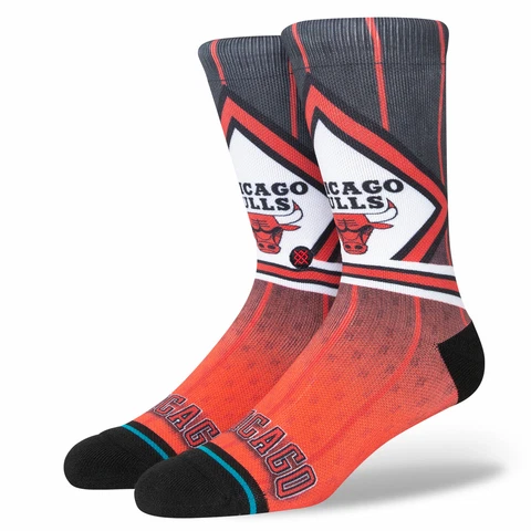 Stance NBA Fader Crew Socks - Chicago Bulls Cover