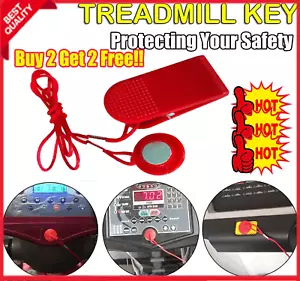 Universal NEW RED Safety Key FOR Treadmill Magnetic Security Switch ZQ - Picture 1 of 13
