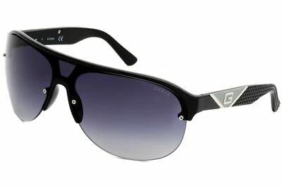 New GUESS GF5066 Black/Purple Mens Sunglasses $75.00 - tiny defect - Image 1 of 4